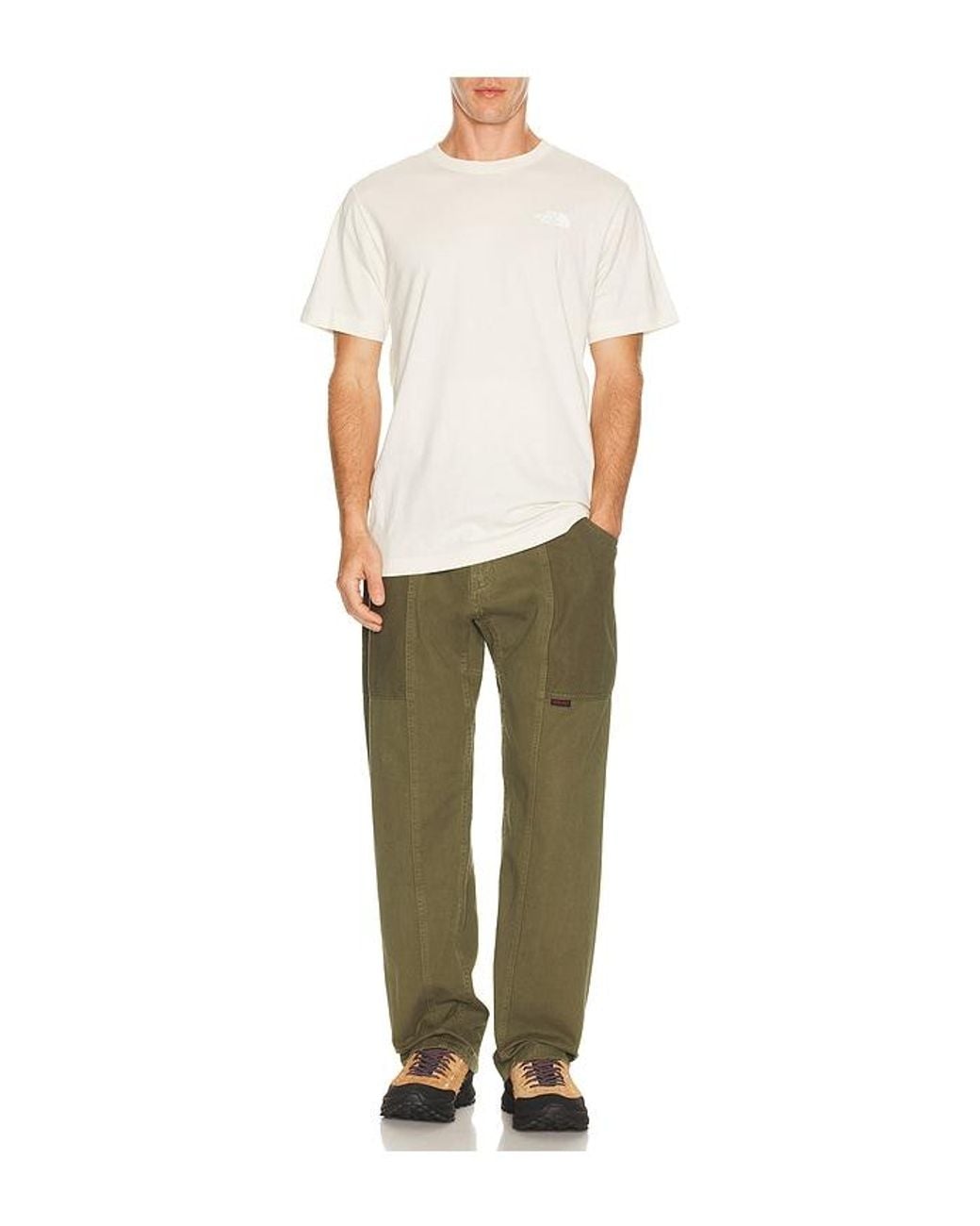 The North Face White Evolution Box Nse Regular Short-Sleeve Tee for men
