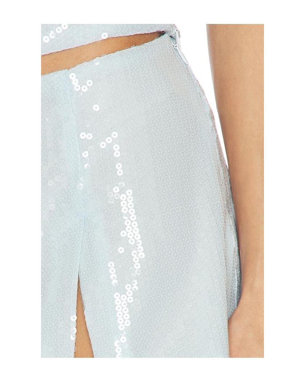 Miaou Blue Micro Mini Skirt