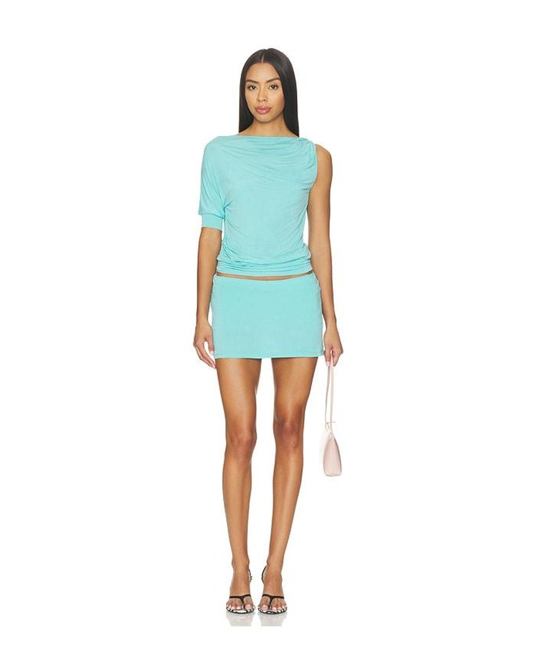 Peachy Den Blue Kylie Bubble Top
