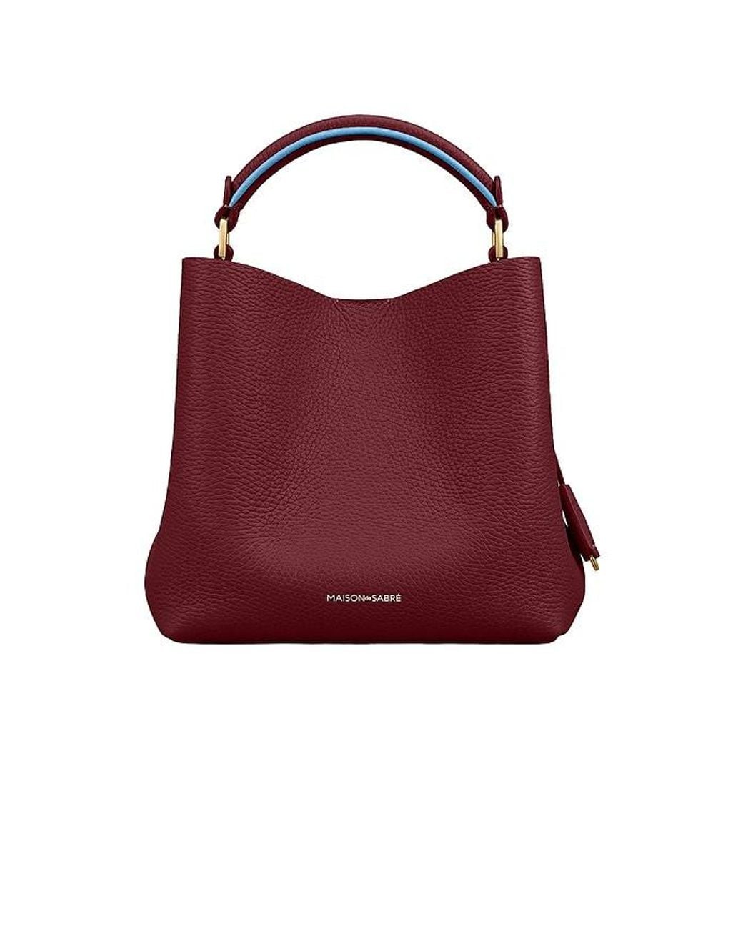 MAISON de SABR Red The Mini Bucket Bag