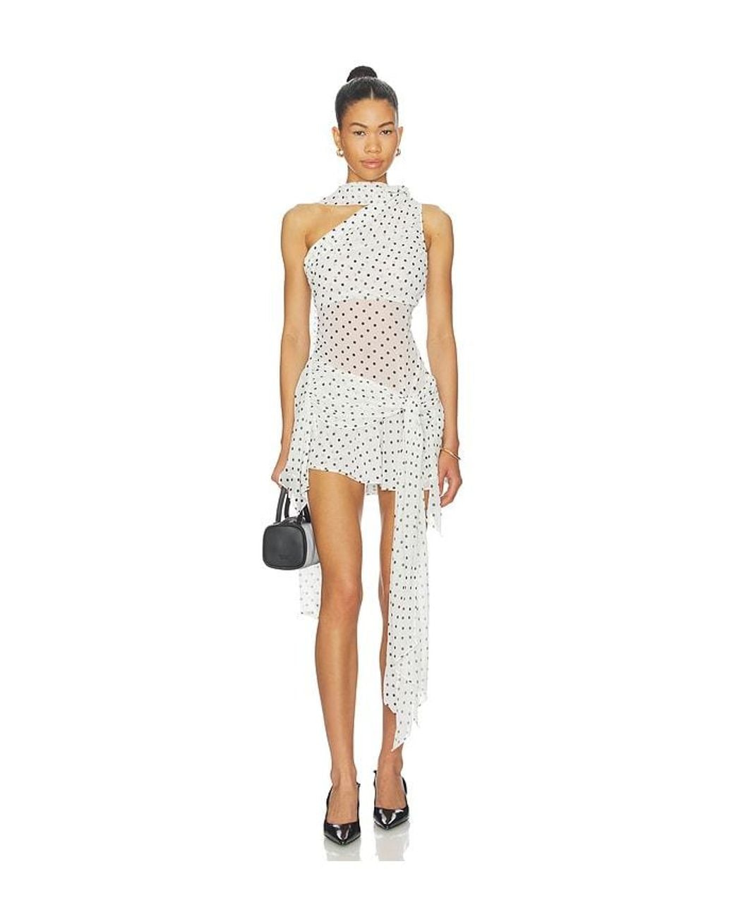 GUIZIO White Cyrielle Dress