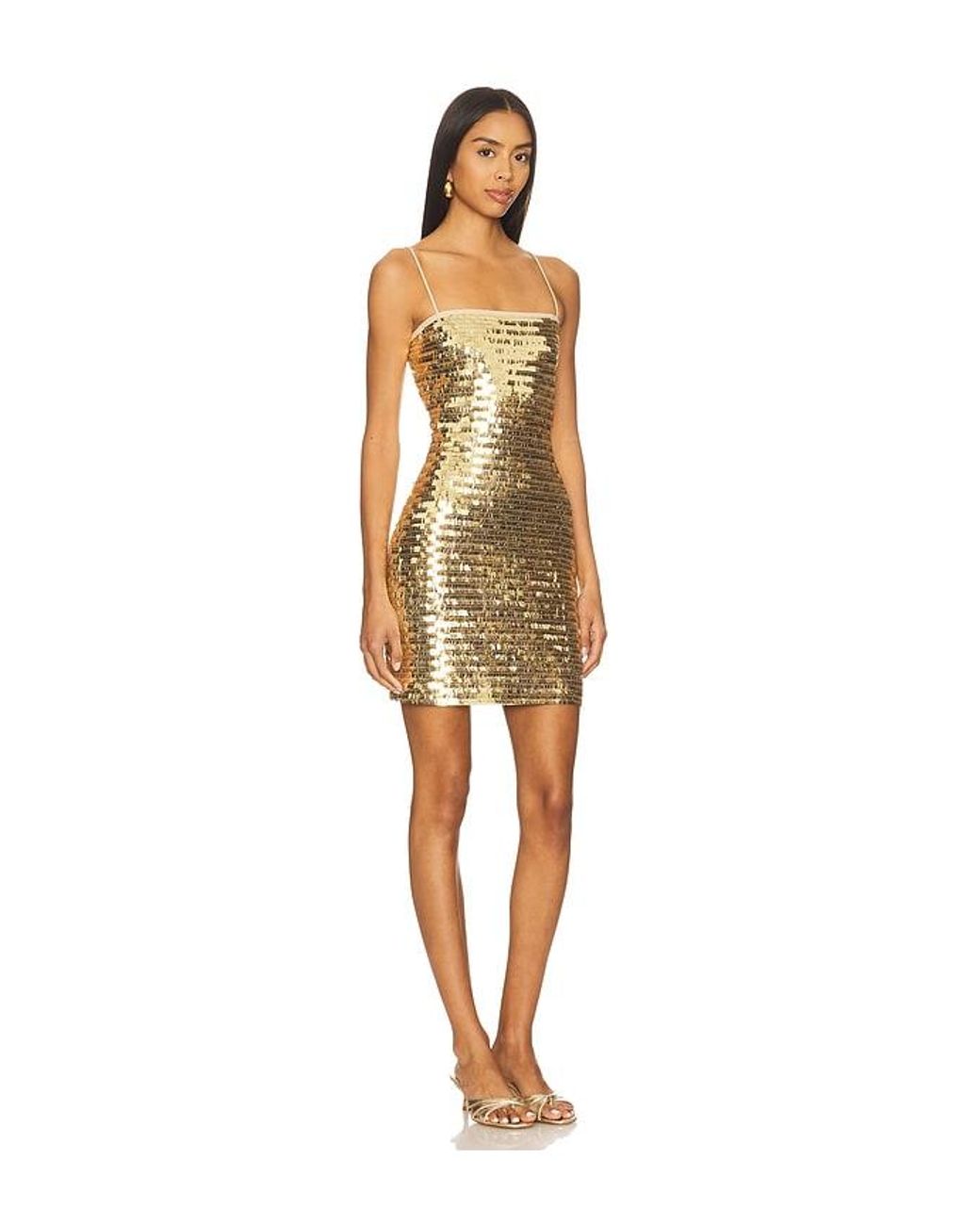 Runaway the Label Metallic Kerrie Sequin Mini Dress