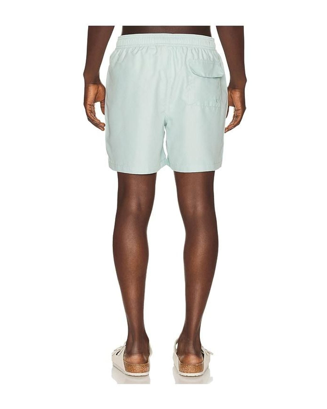 Barbour Multicolor Water Reactive Leaf Print Swim Short for men