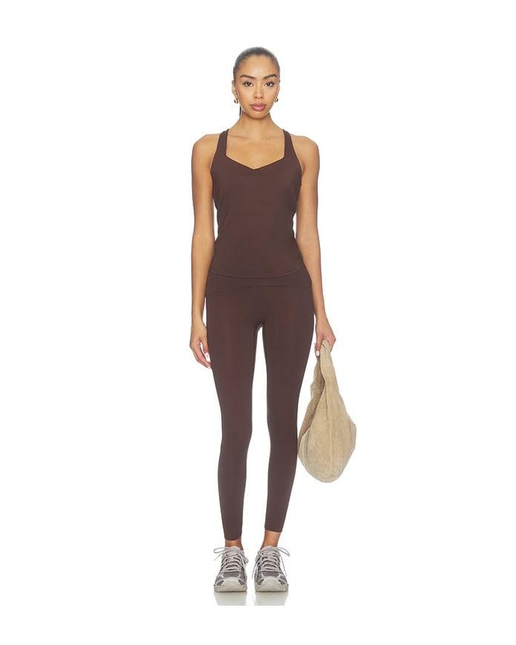 Spanx Brown Booty Boost Full Length Leggings