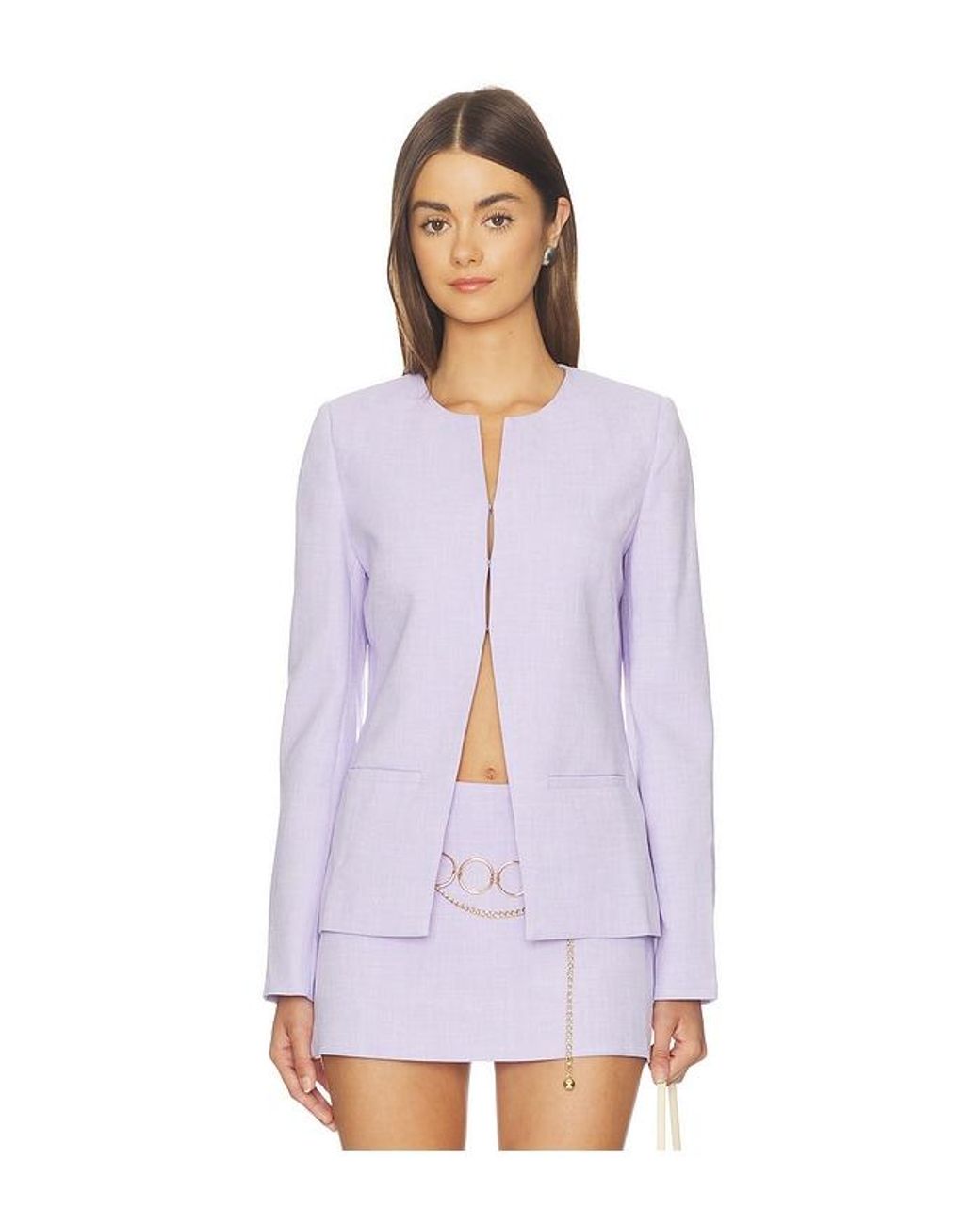 Amanda Uprichard White Capria Top