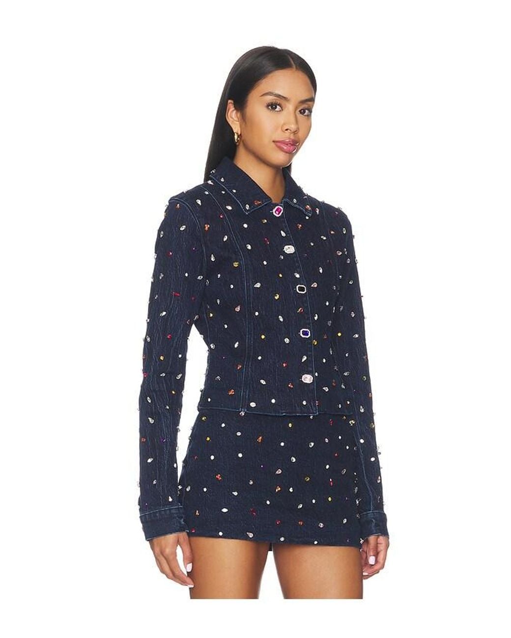 Show Me Your Mumu Blue Hollywood Jacket