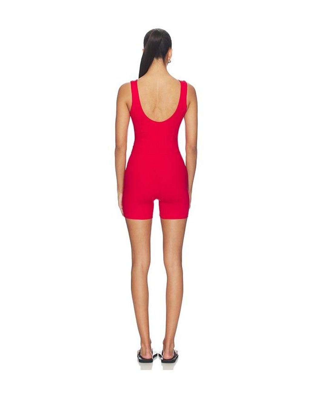Year Of Ours Red Ribbed Johanna Onesie