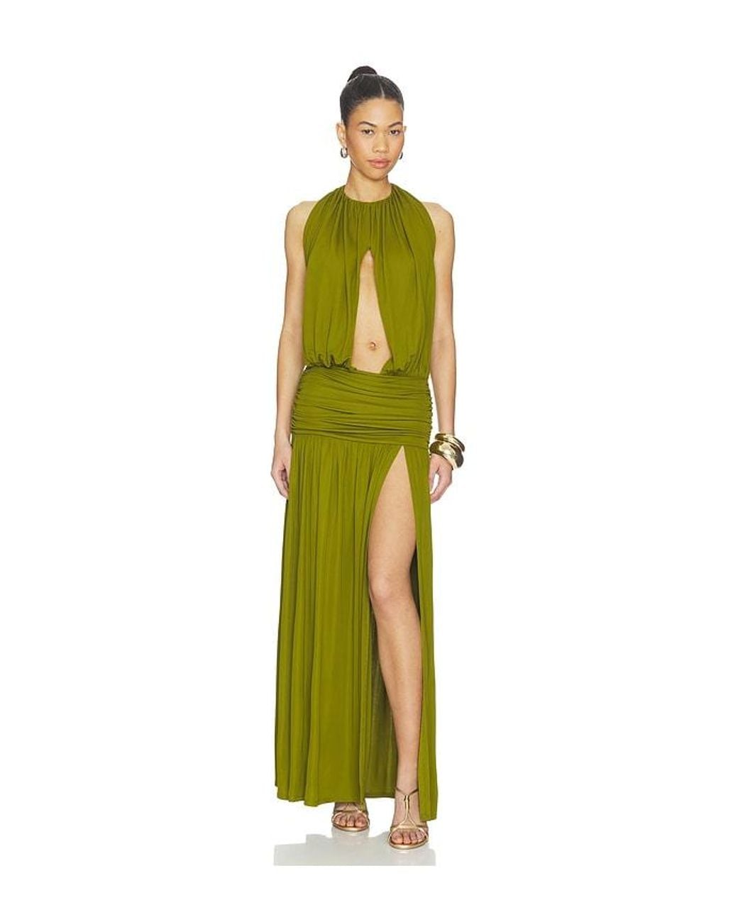 Lovers + Friends Green Gwen Maxi Dress