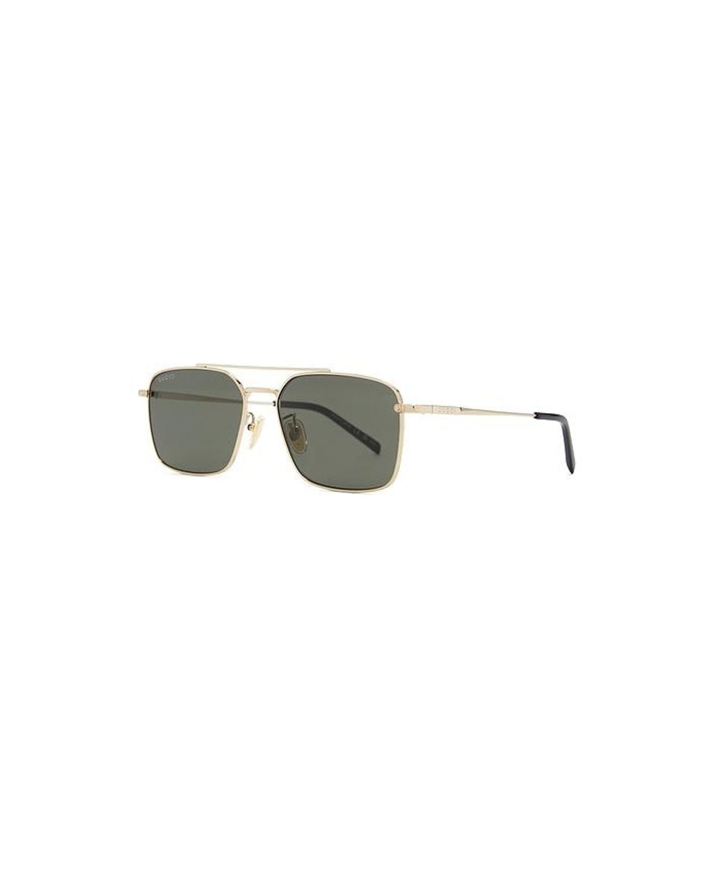 Gucci Green Rectangular Sunglasses for men