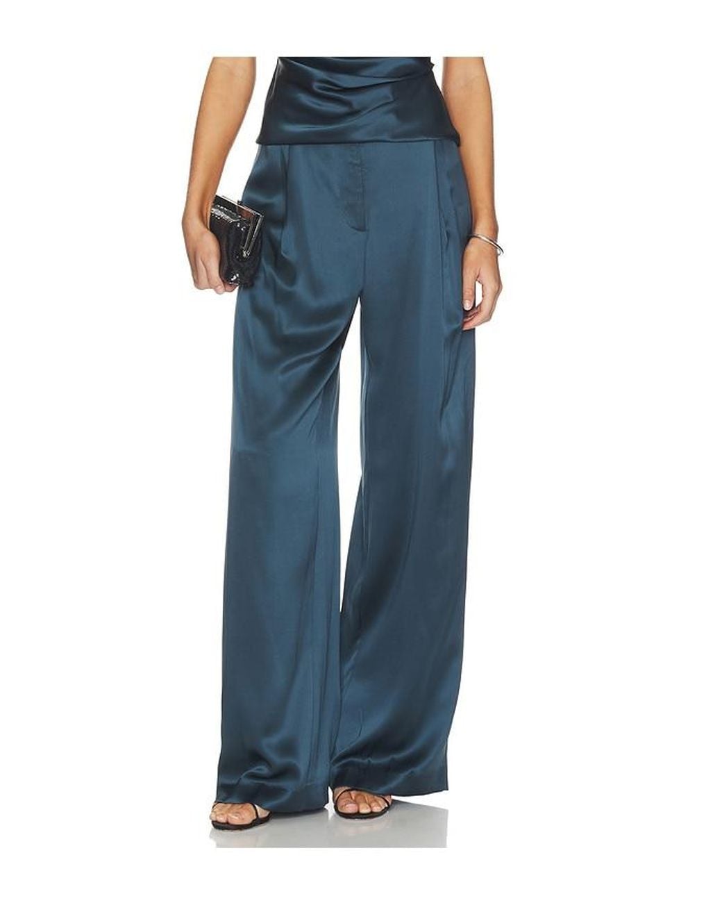 The Sei Blue Relaxed Trouser