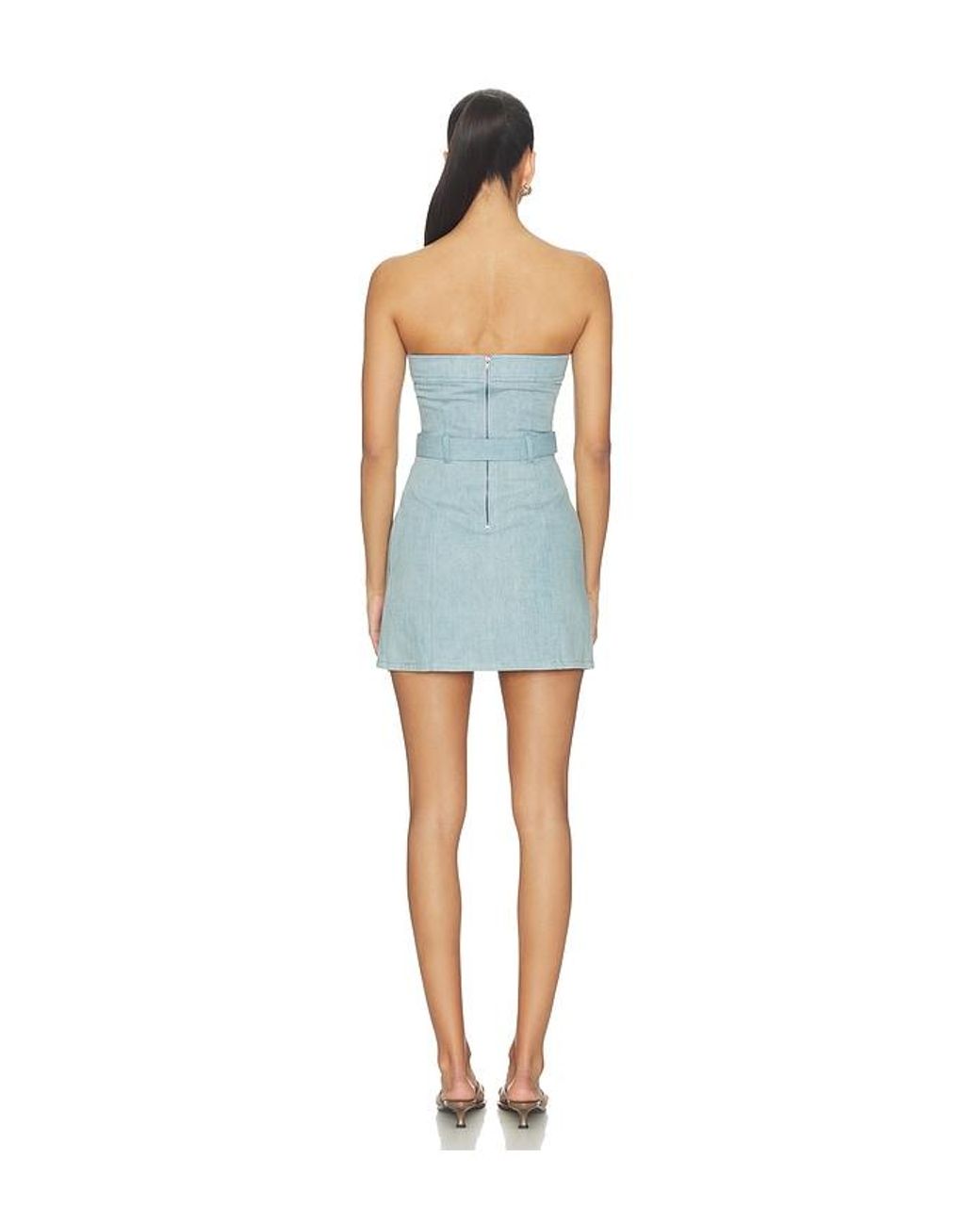 Lovers + Friends Blue Jacquie Mini Dress