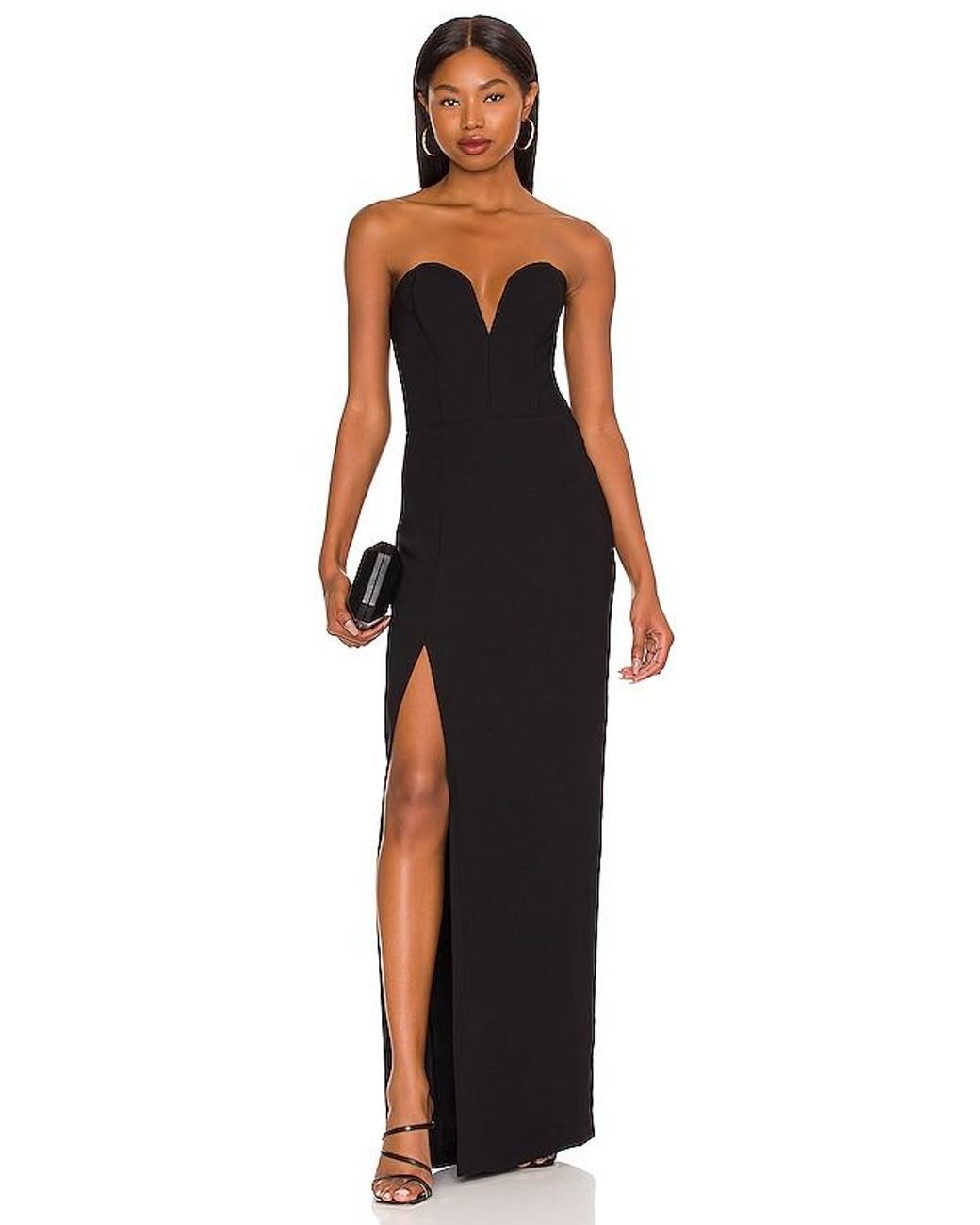 Amanda Uprichard Black Cherri Gown