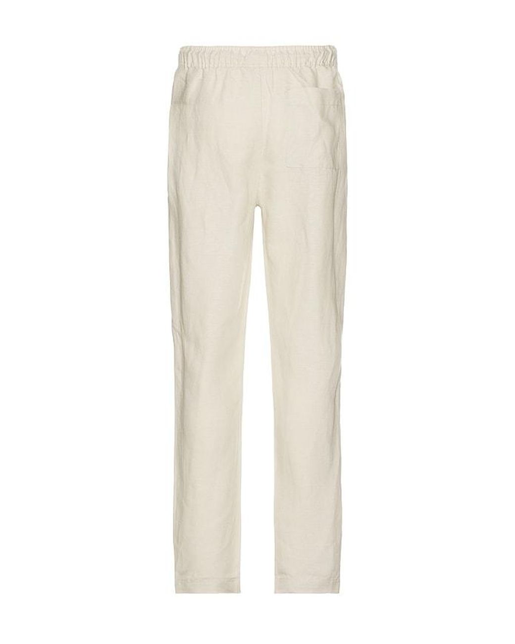 Onia White Air Linen Pull-On Pants for men