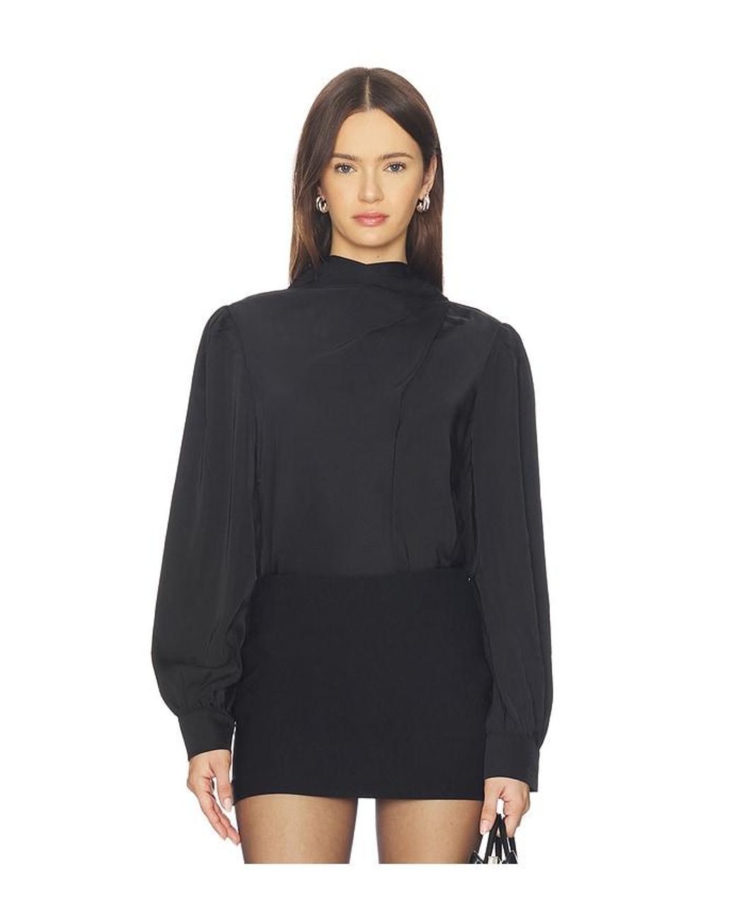 Astr Black Ivonne Top