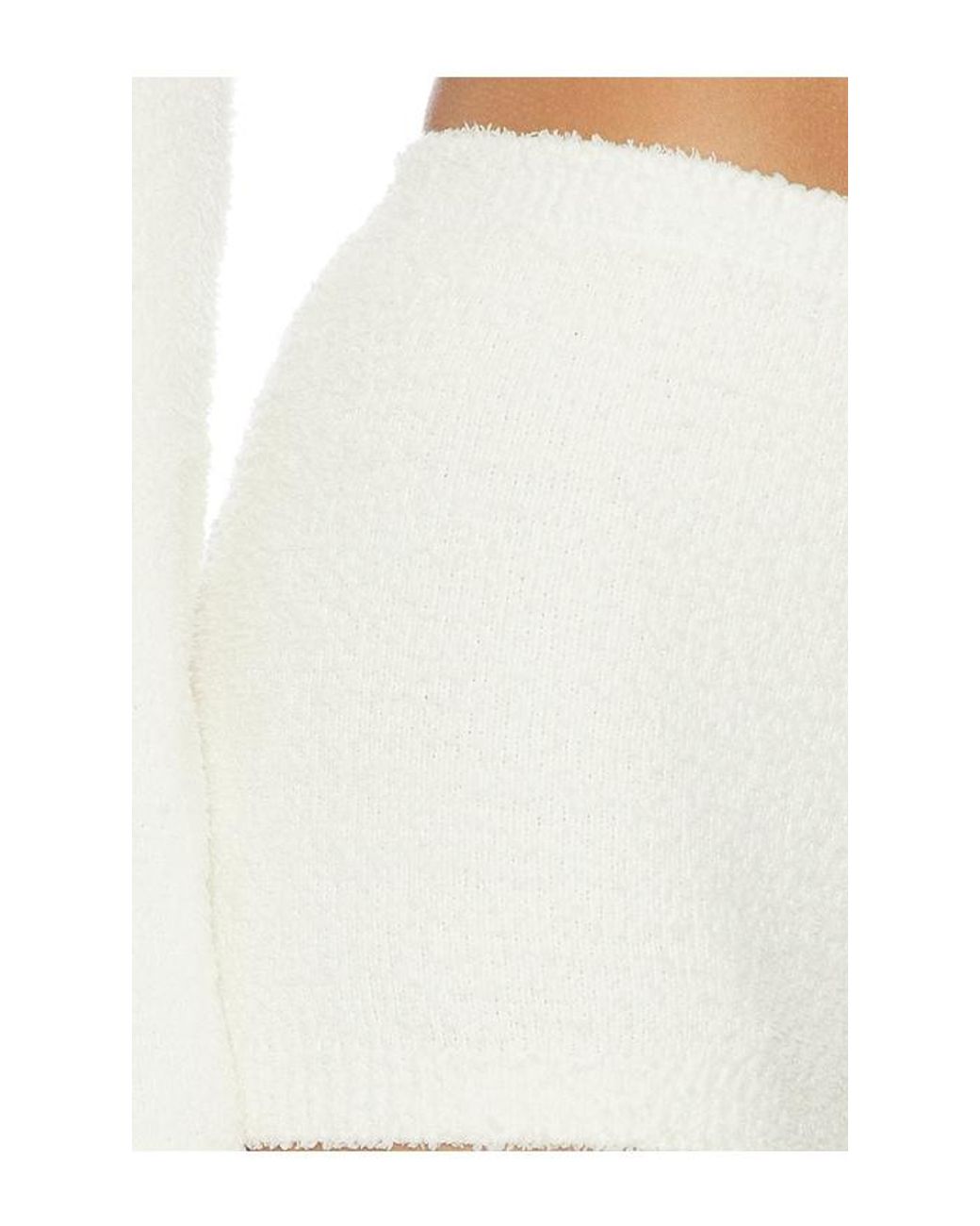 Seven Wonders White Nera Knit Mini Shorts