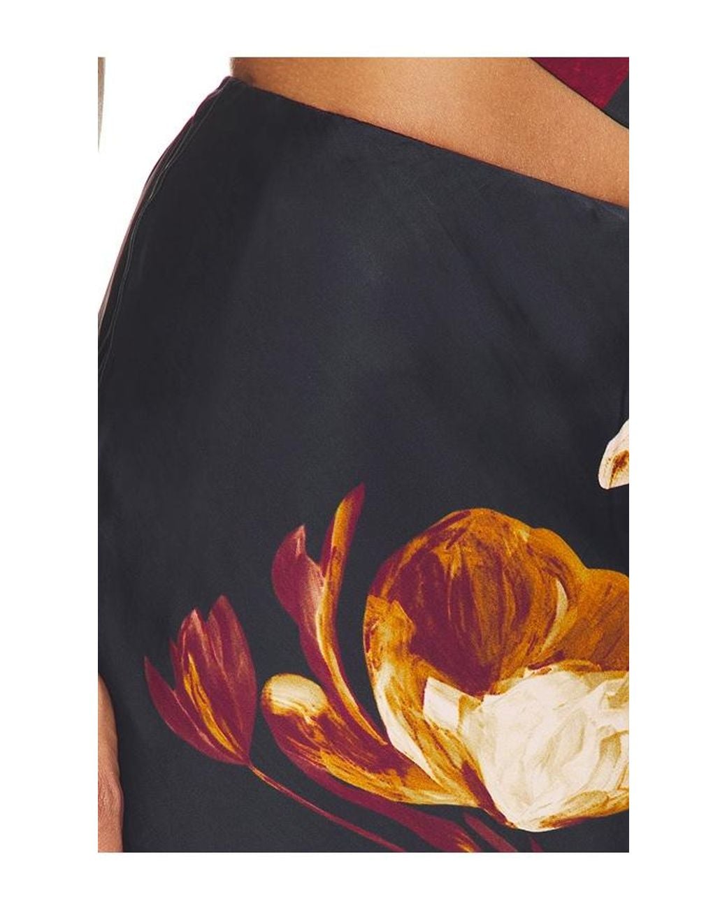 Rococo Sand Black Maxi Skirt