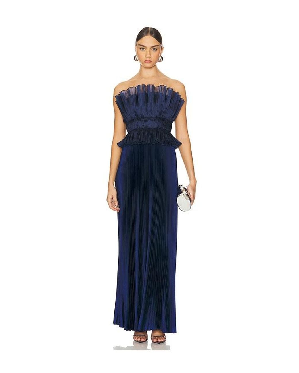 L'idée Blue Masquerade Gown