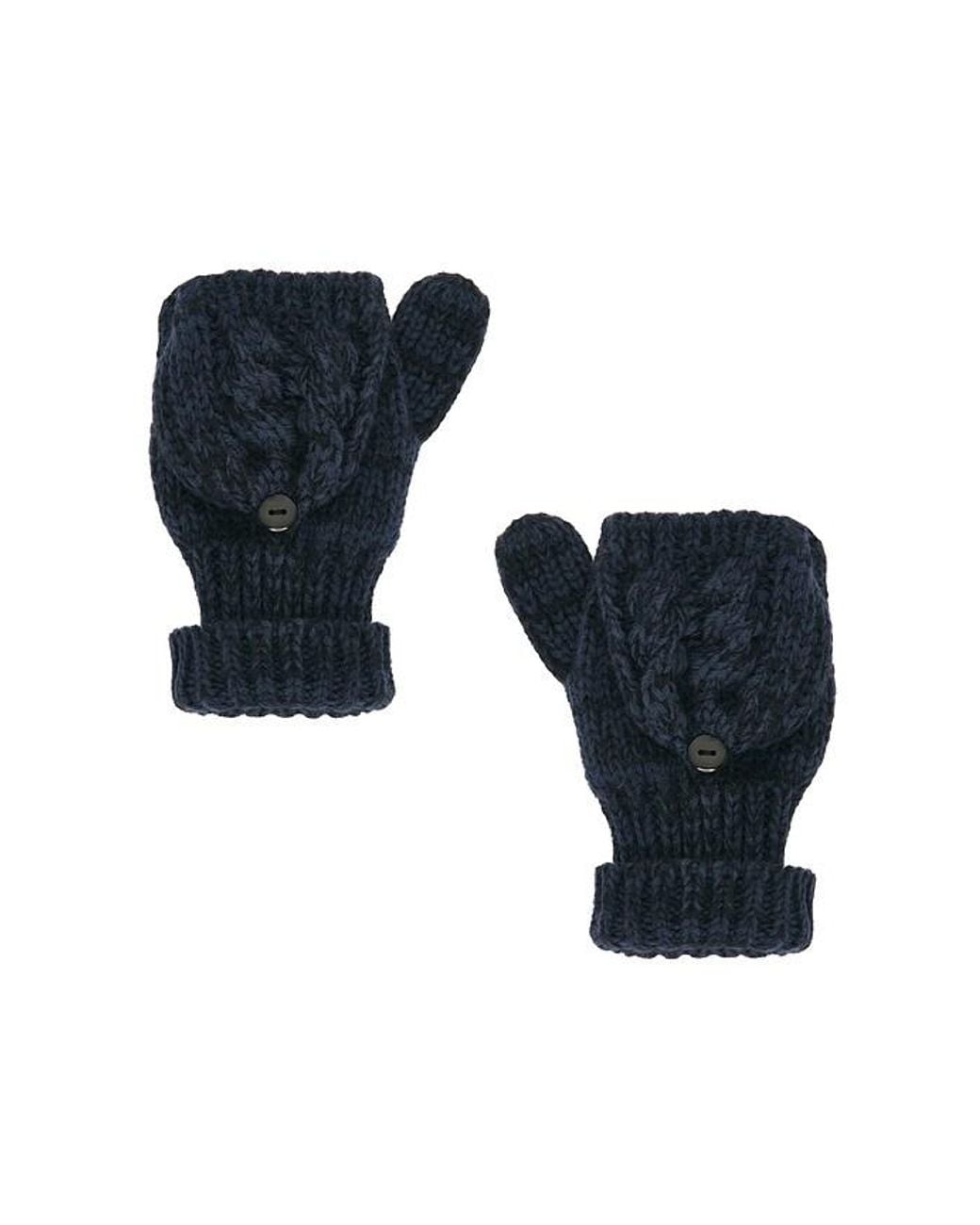 Free People Blue Marl It Pop Top Gloves