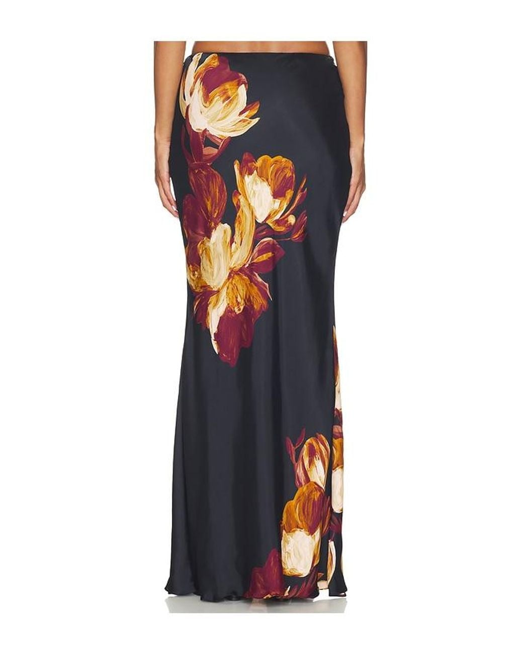 Rococo Sand Black Maxi Skirt