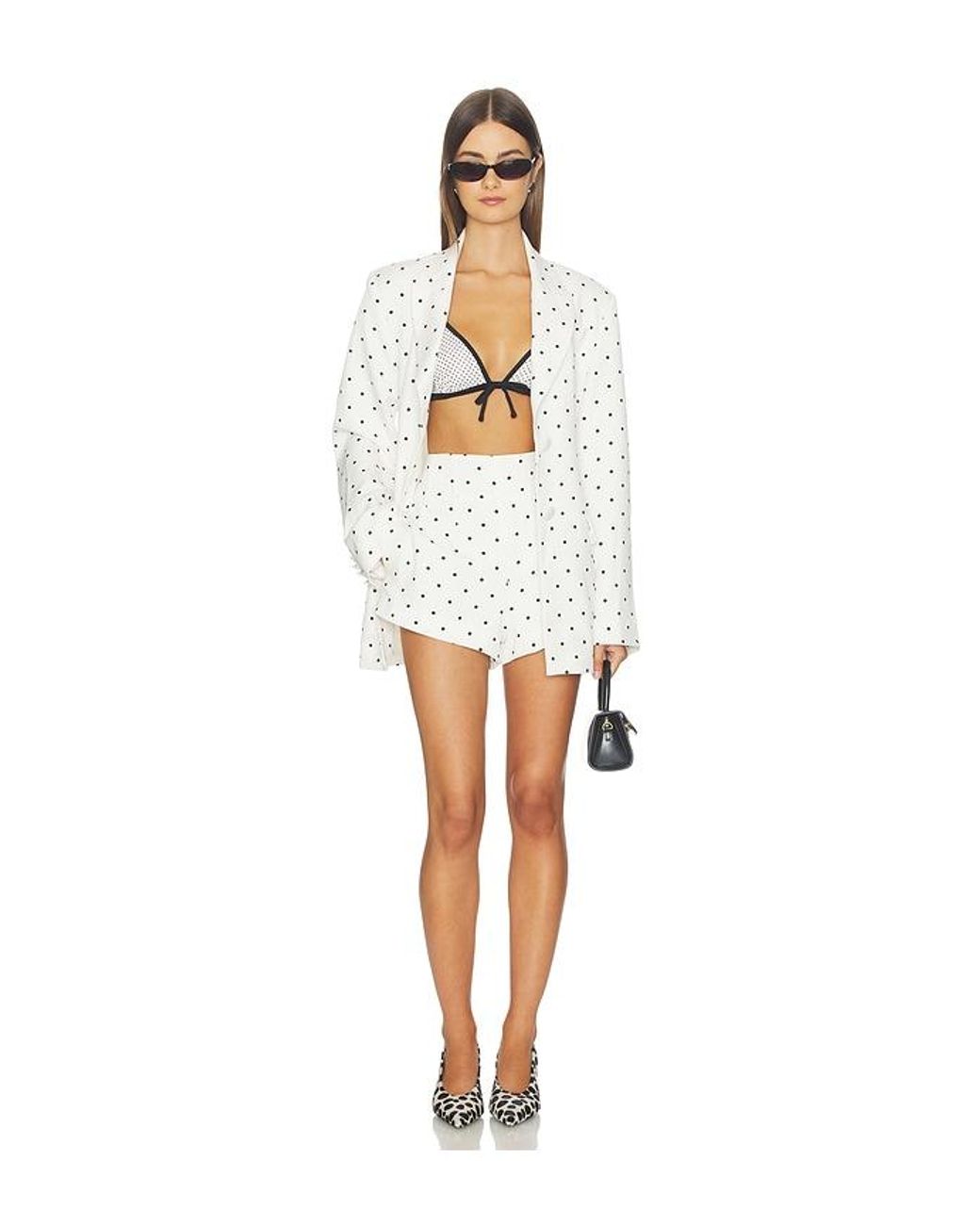 AFRM White Saskia Short
