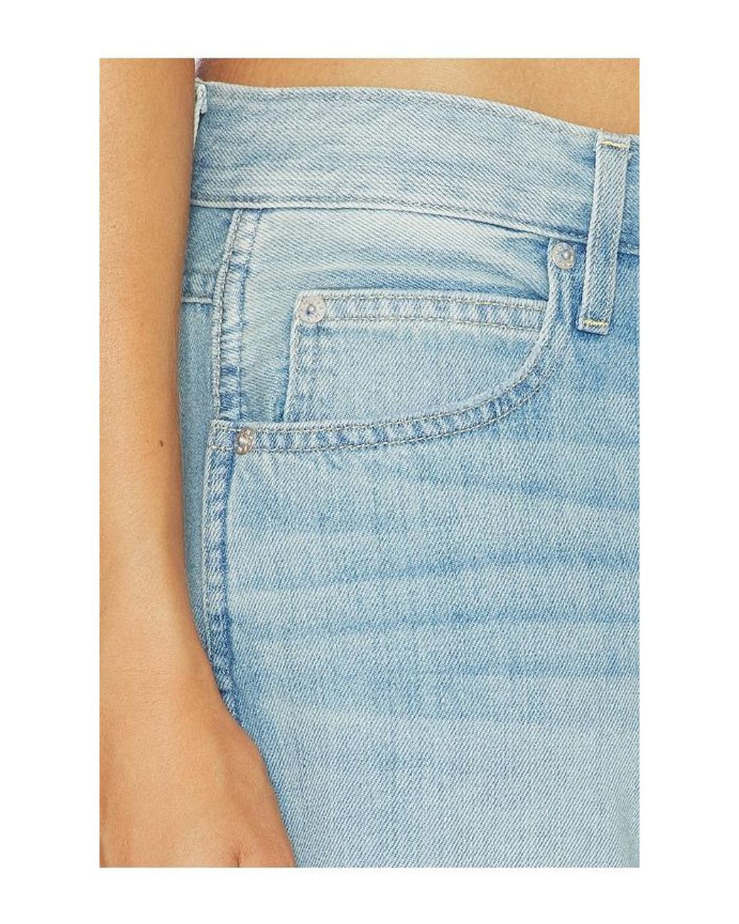 Amo Denim Blue Regina Wide Leg Jeans