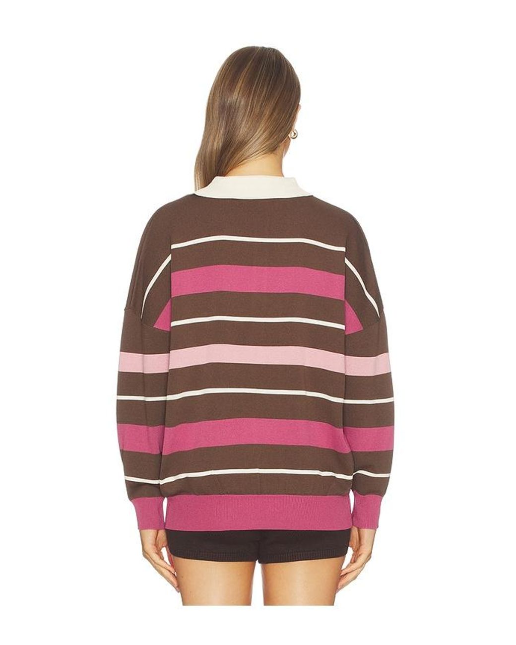 SER.O.YA Red Taby Sweater