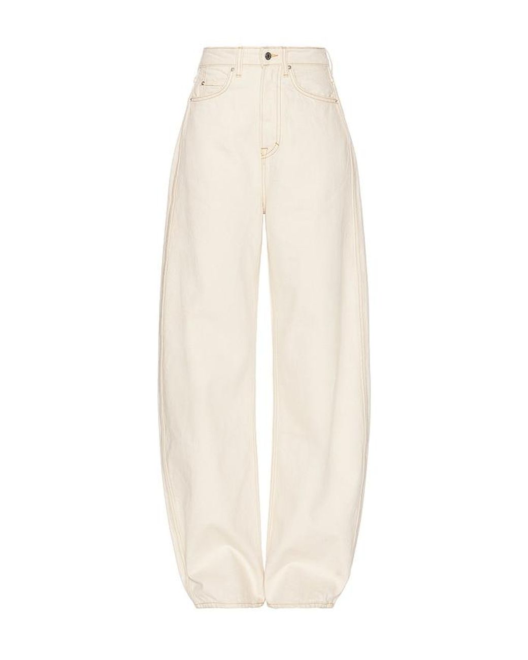GRLFRND White Austen High Rise Curve Jeans