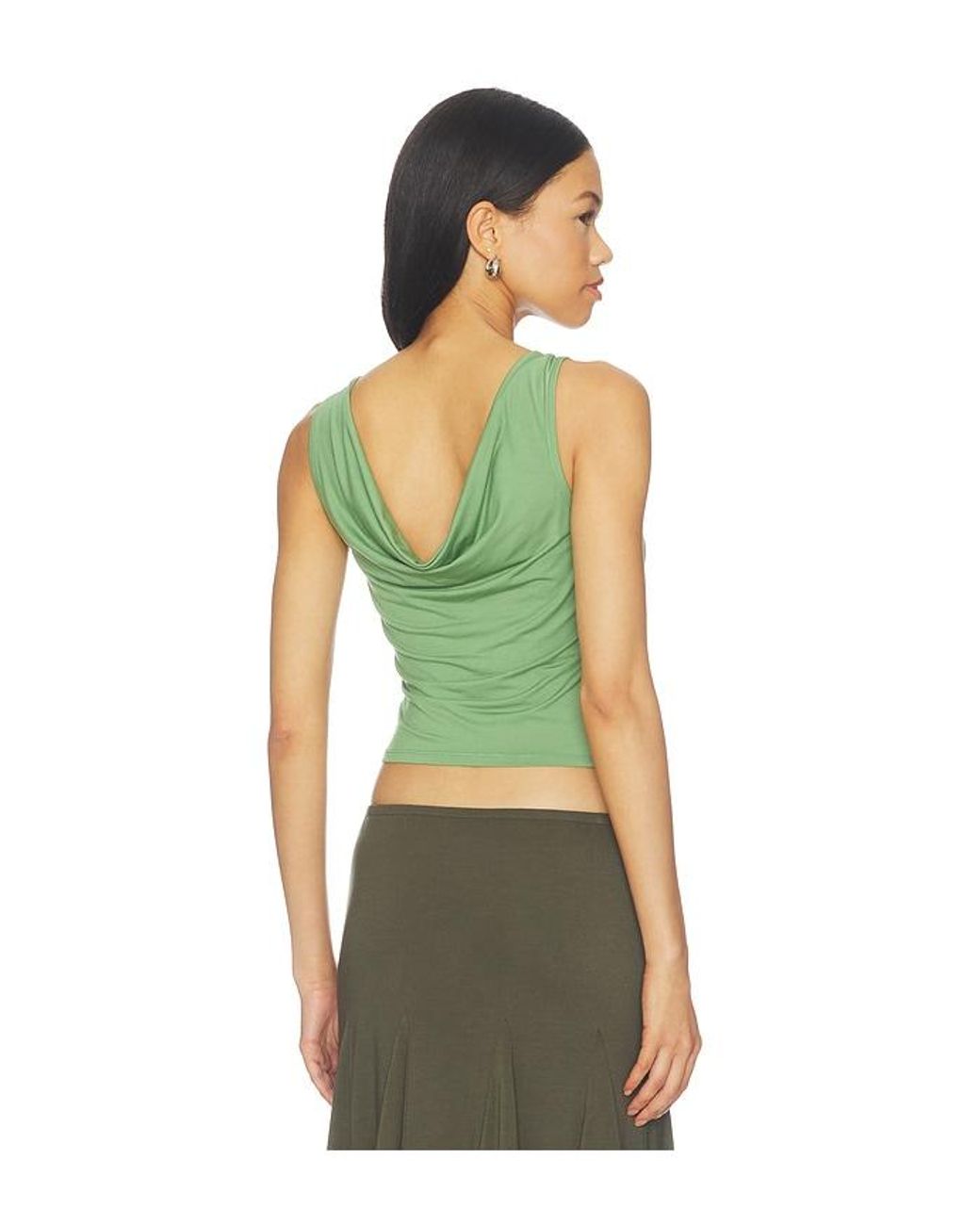 Free People Green Were Going Out Cami