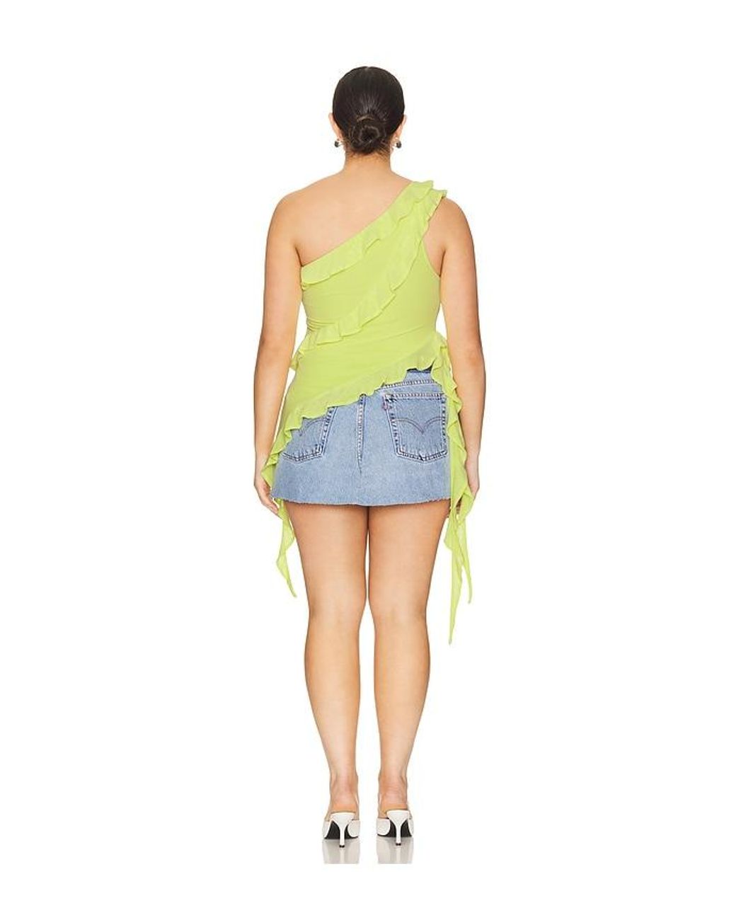 AFRM Yellow Vivica Top