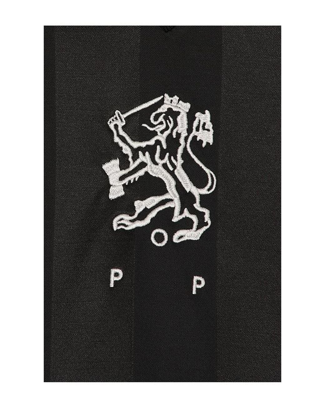 Pop Trading Co. Black Sportif Long Sleeve Tee for men