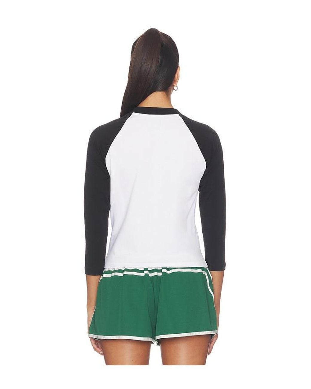 Casablanca Green Baseball Tee