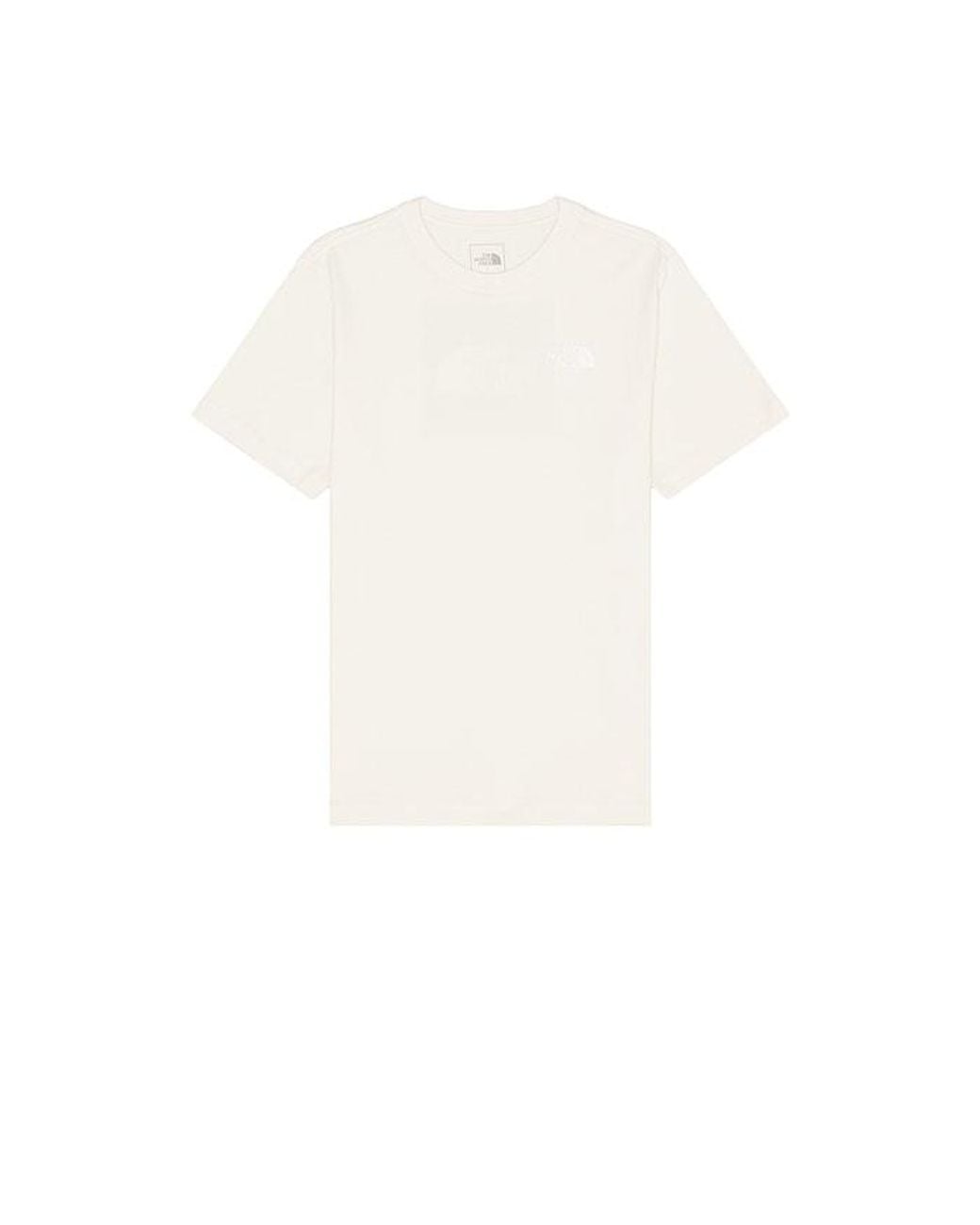 The North Face White Evolution Box Nse Regular Short-Sleeve Tee for men