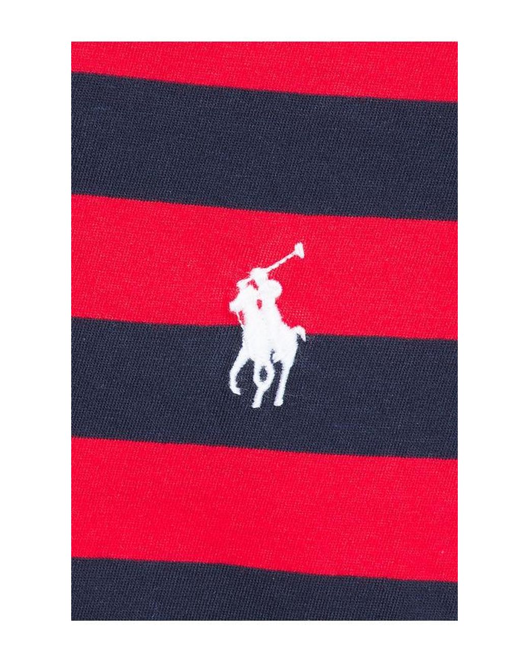 Polo Ralph Lauren Red Cotton Jersey Short Sleeve Crew Neck T-Shirt