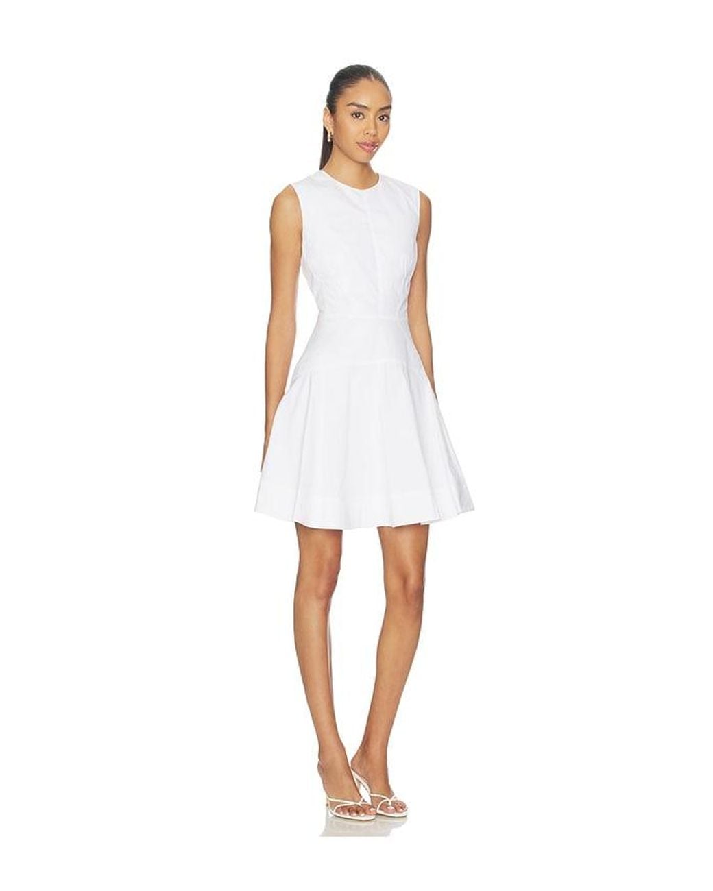 Veronica Beard White Mini Karrigan Dress