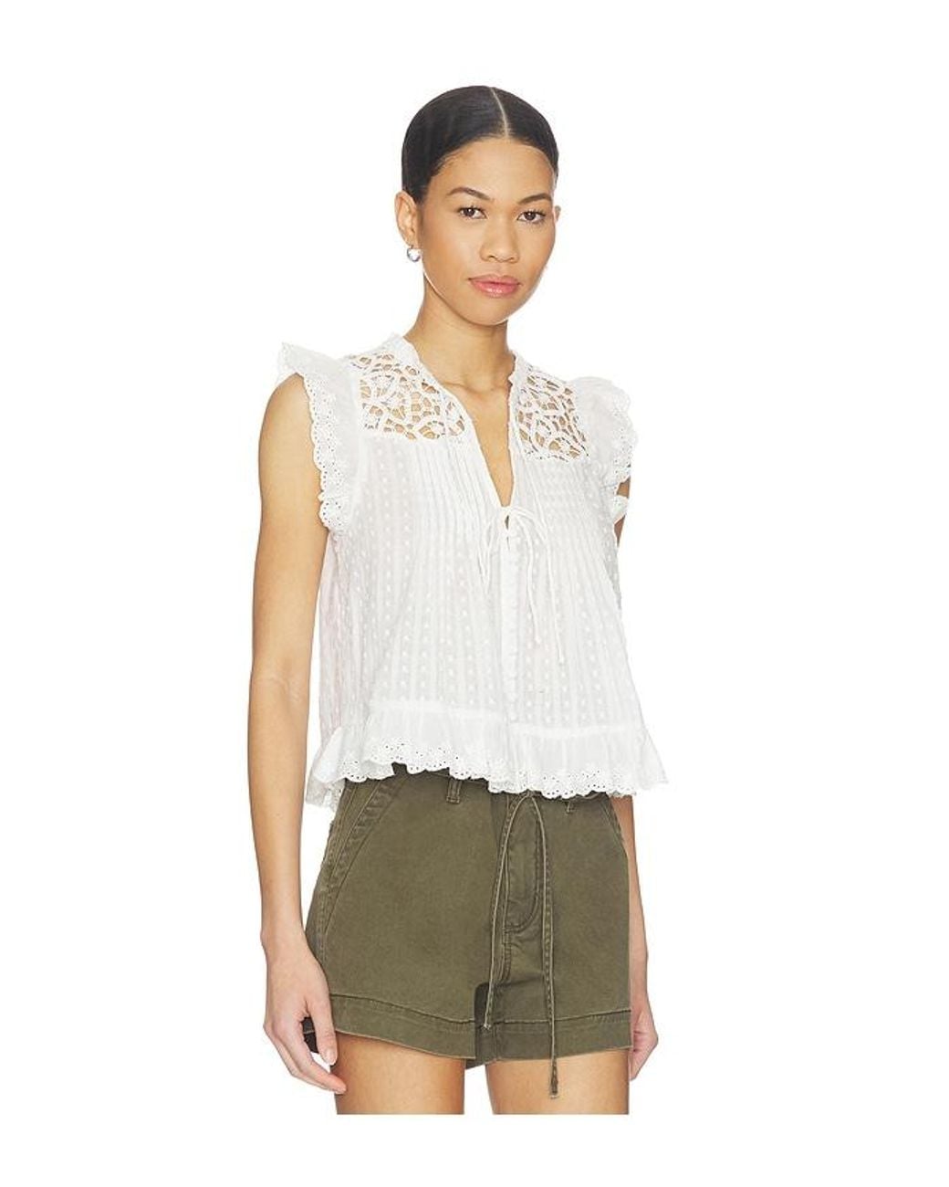 Heartloom Green Rayna Top