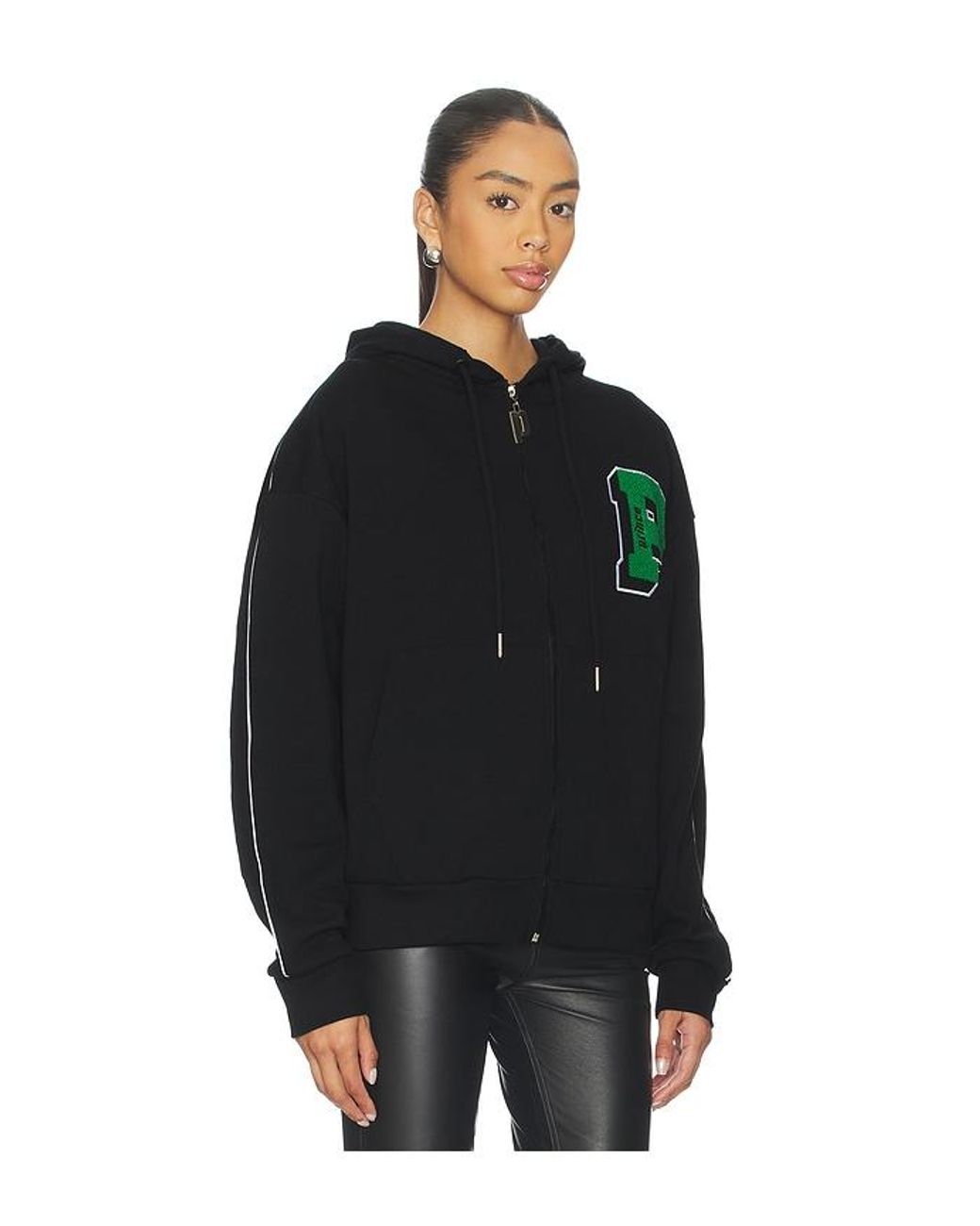 Prince Tennis Black Sports Full Zip Hoodie