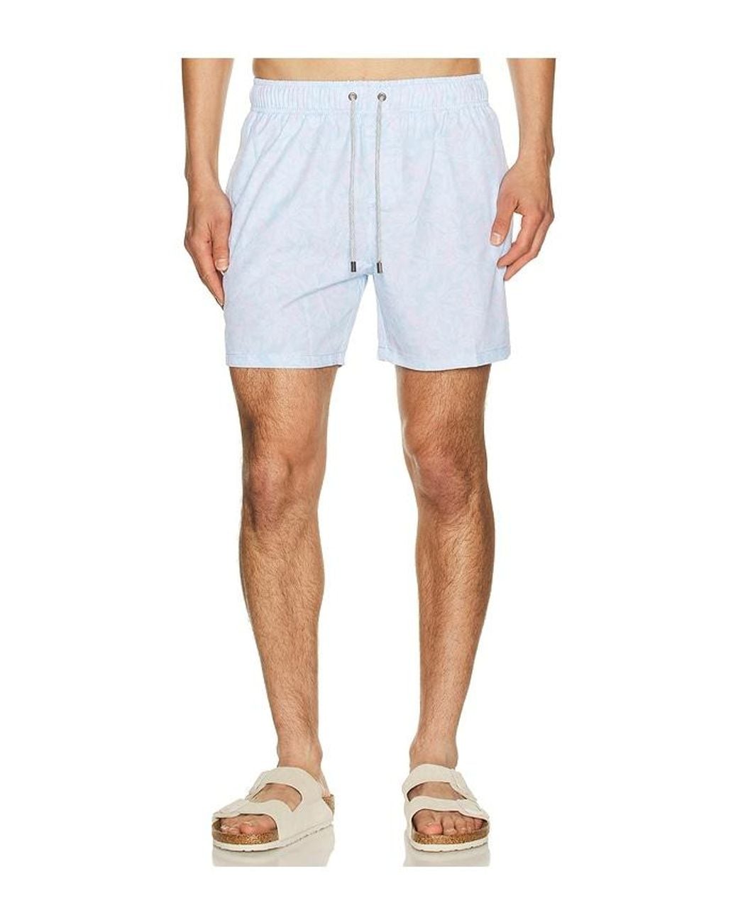 Vintage Summer Blue 4 Way Stretch Volleys for men