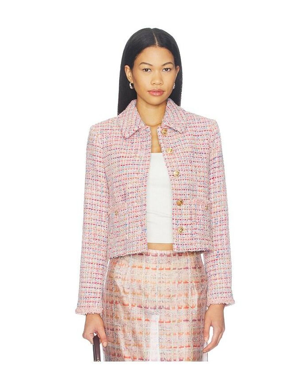 Lovers + Friends Pink Gemi Jacket