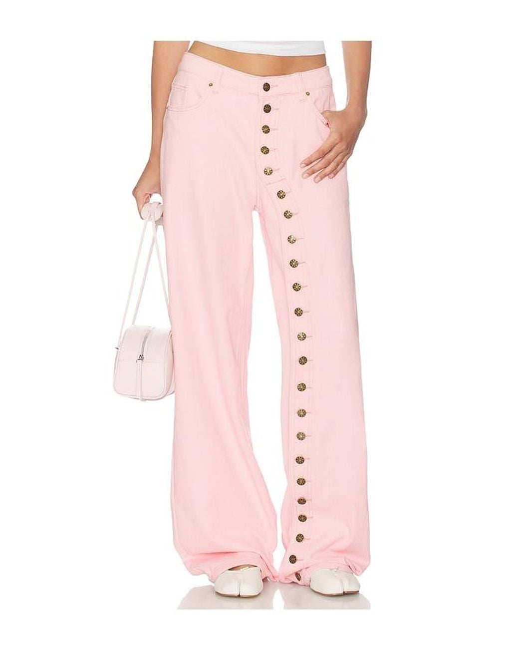 Lioness Pink Penny Jeans