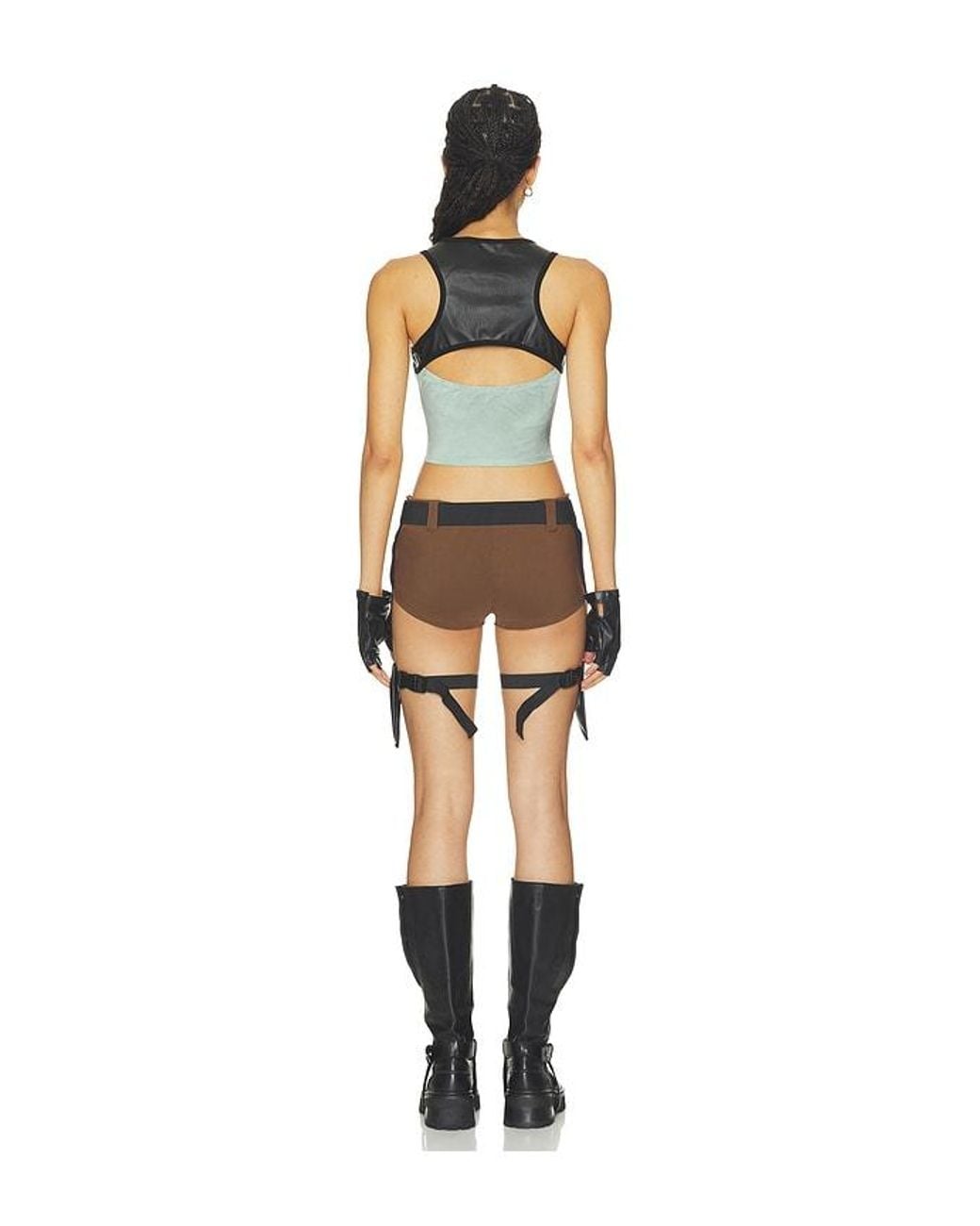 Dolls Kill Multicolor Archaeologist Raider Costume