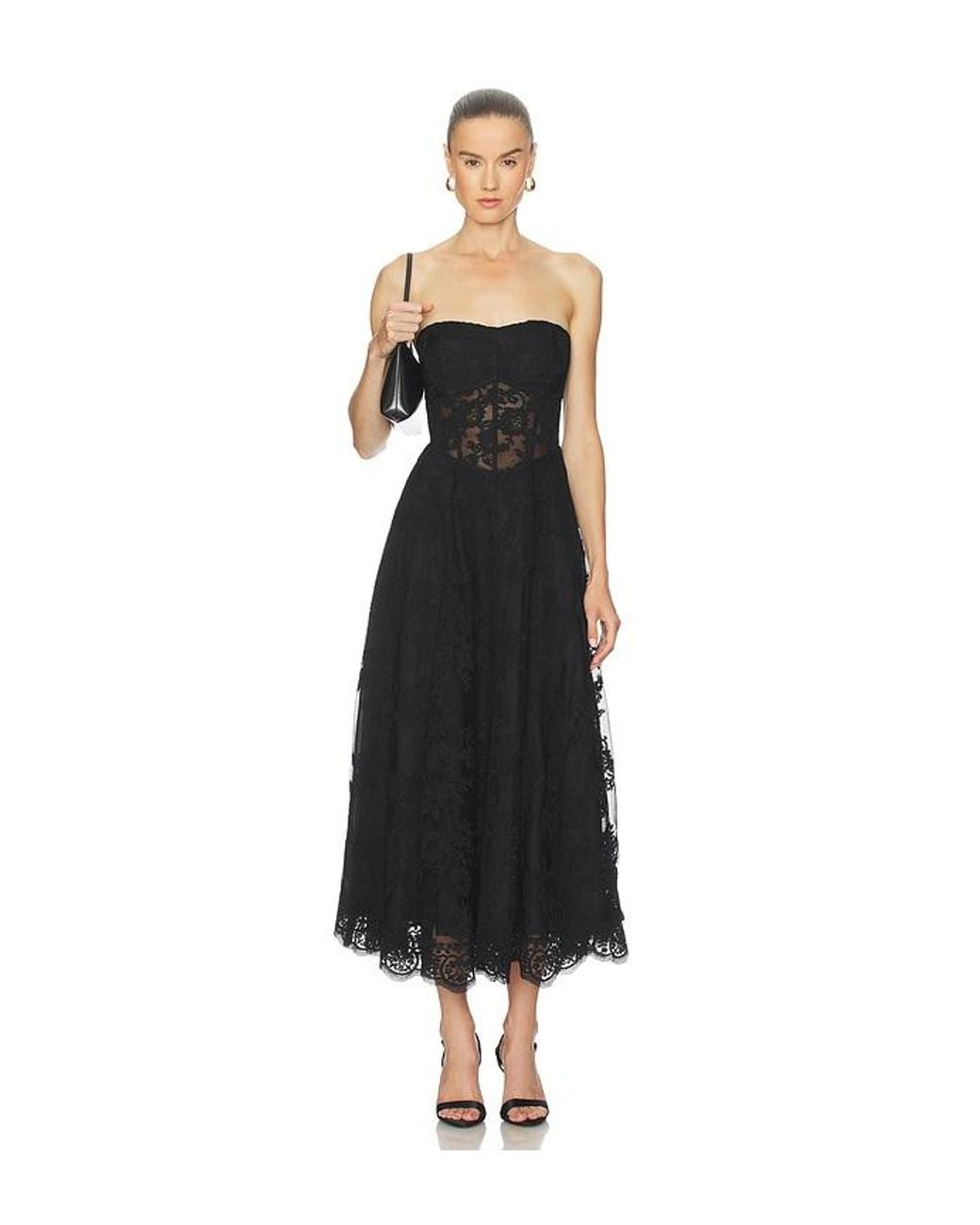 V. Chapman Black Hazel Dress