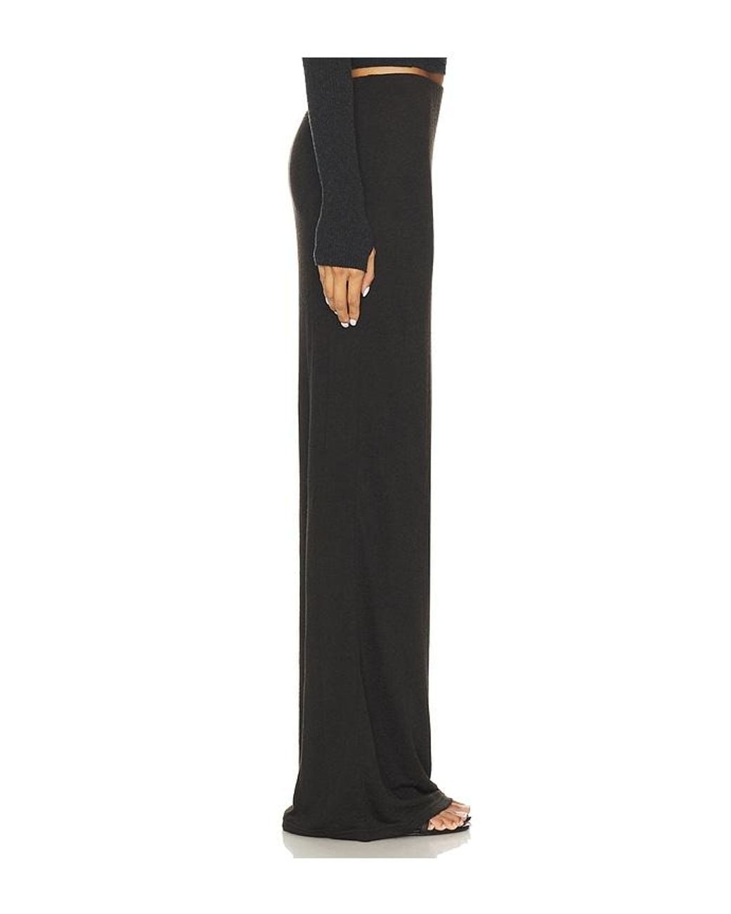 SNDY'S Black Tilde Maxi Skirt