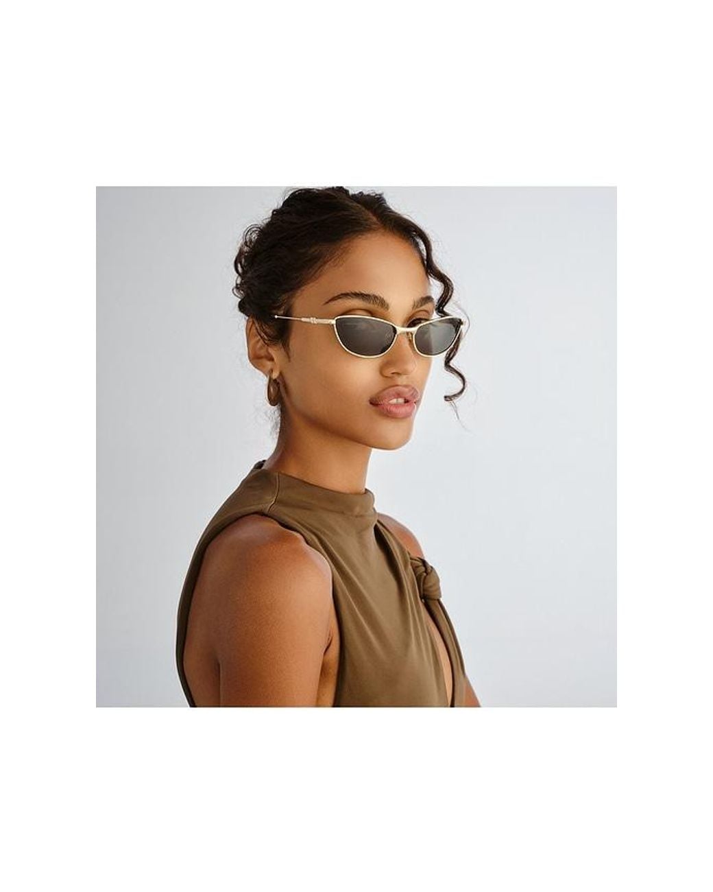 Le Specs Green Thorned Sunglasses