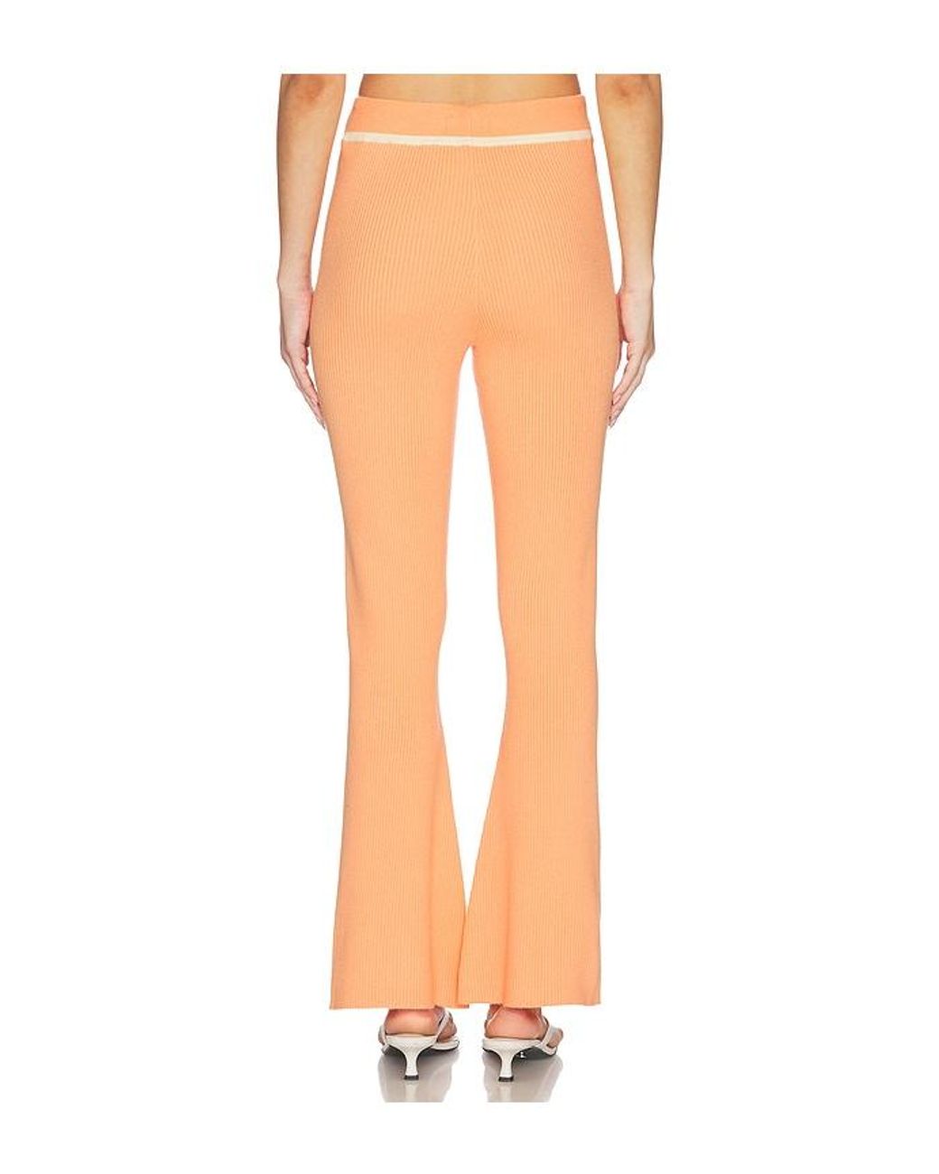 La Porte White Summer Knit Pant