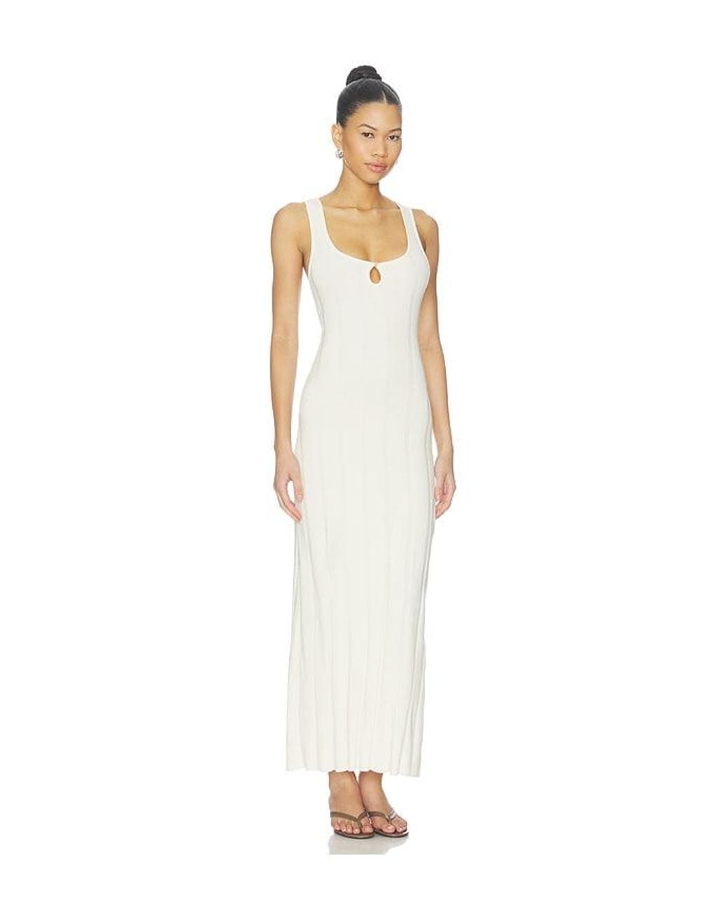 LSPACE White En Route Dress
