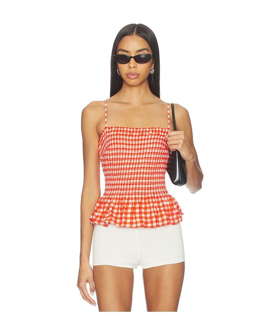 Free People Red Sundance Tank