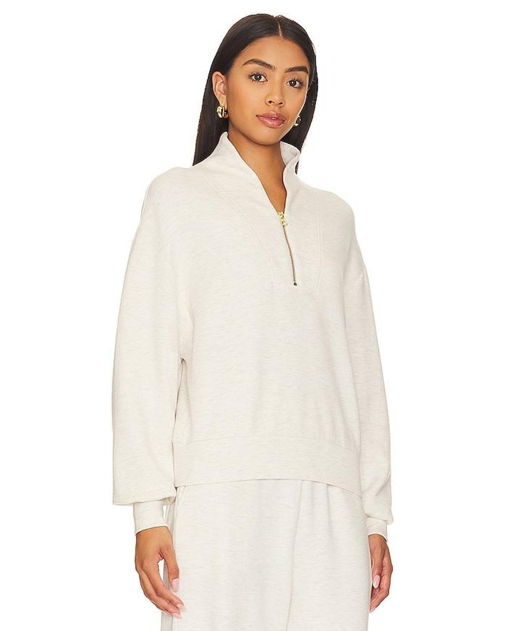 Varley White Davidson Sweatshirt