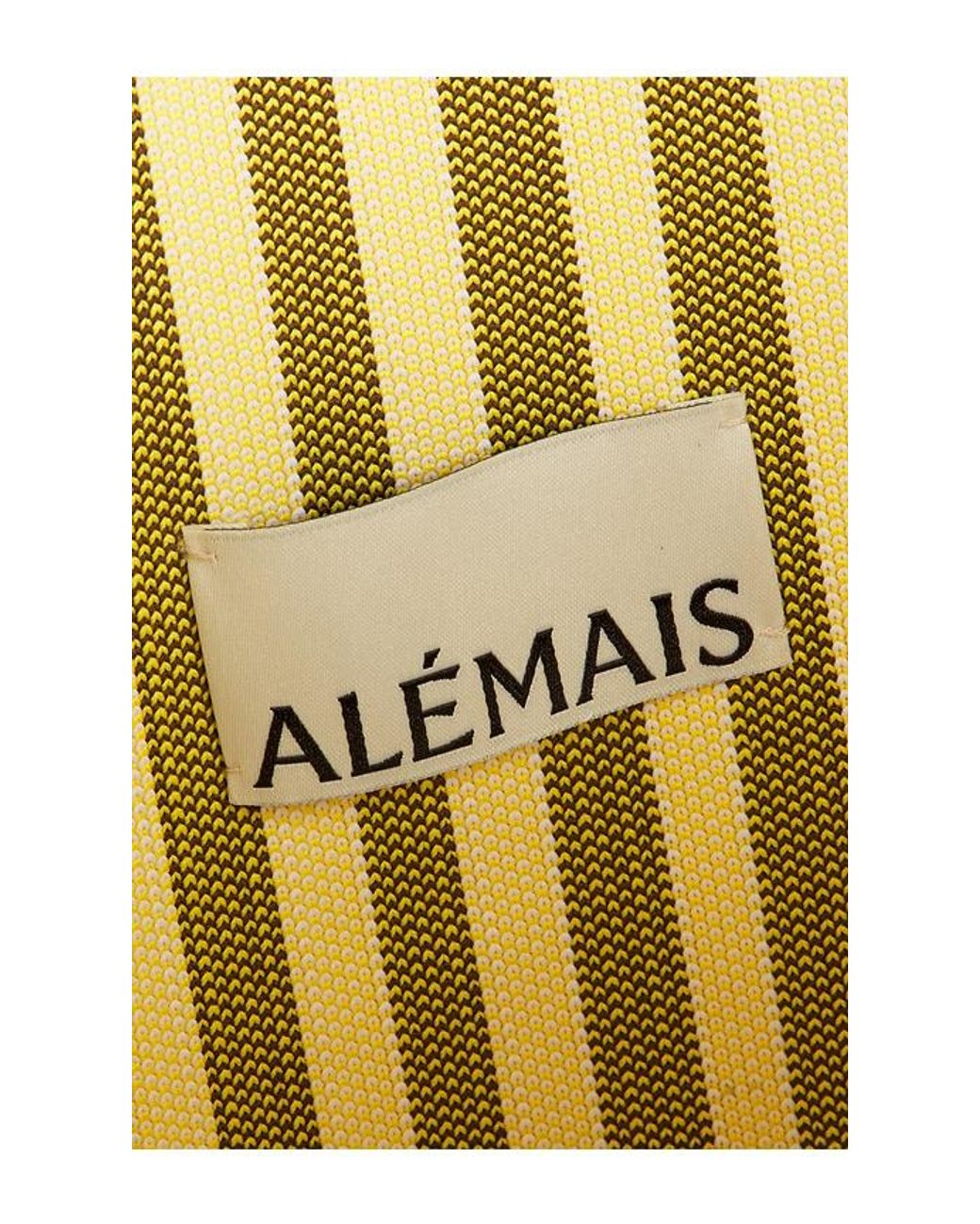 ALÉMAIS Black Mona Jacquard Shopper Tote