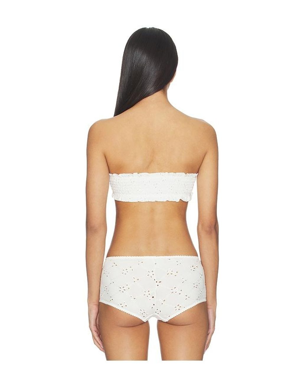 Free People White X Revolve Full Bloom Bandeau