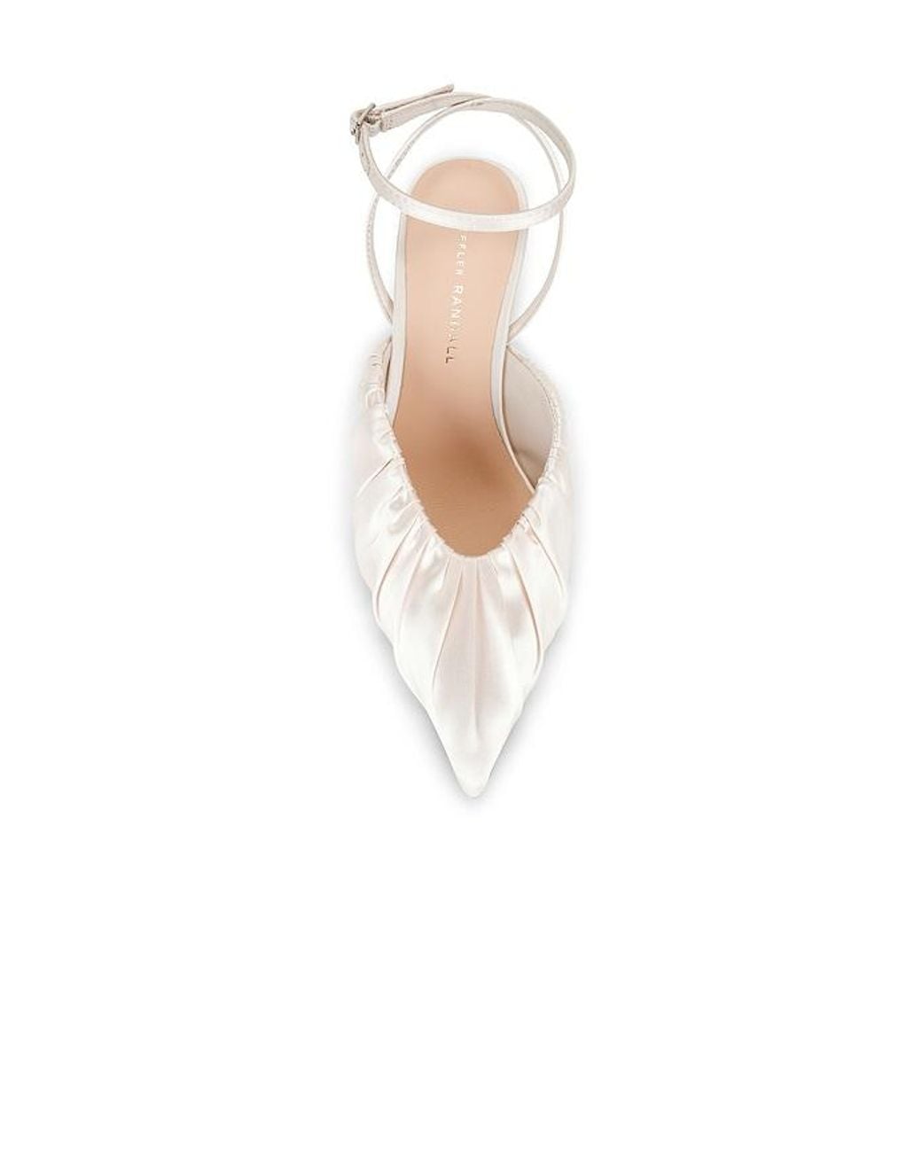 Loeffler Randall White Rio Kitten Heel